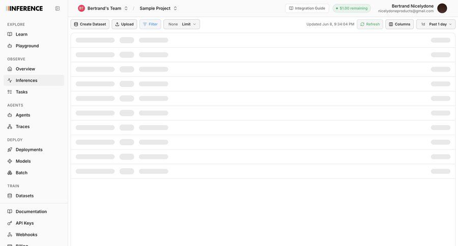 Inference
				settings ui page example