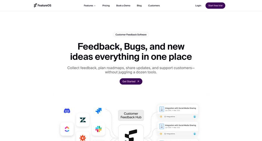 FeatureOS
				product page ui page example