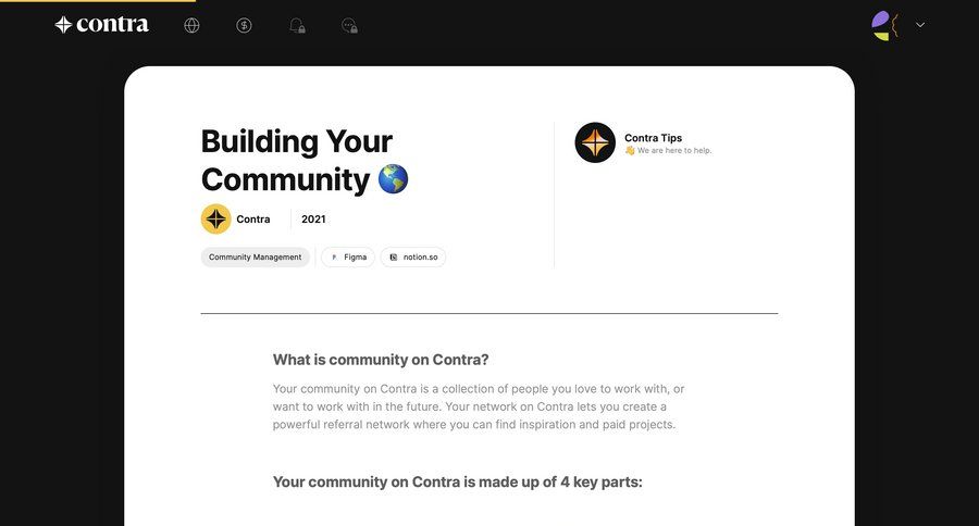 Contra
			      ux ui design