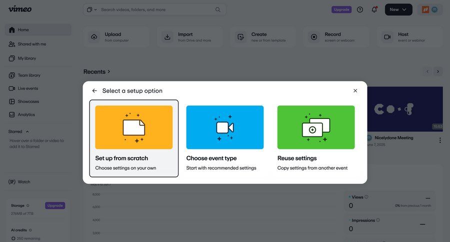 Vimeo
			 dashboard overview template selection ui page example