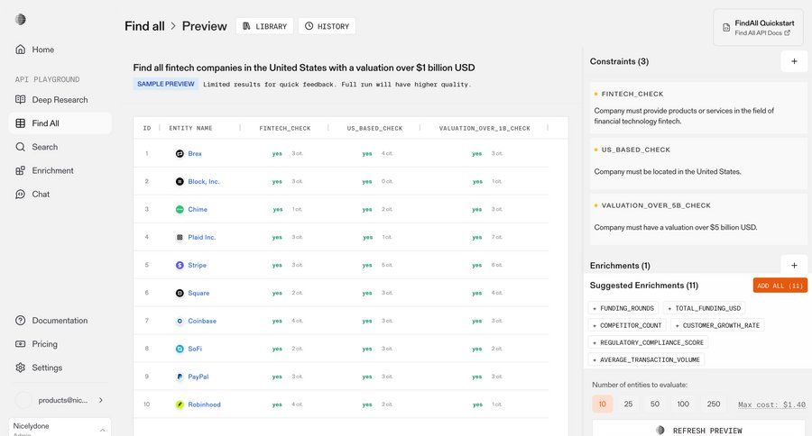 Parallel
			 finance fintech data analysis data display sidebar table ui page example