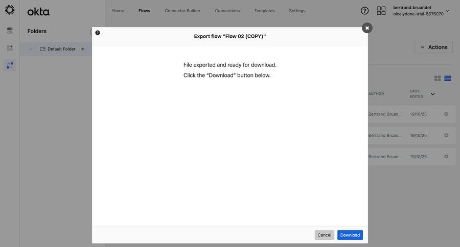 Okta
				modal & popover ui page example