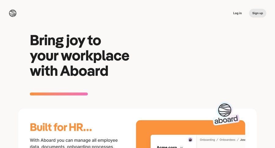 Aboard
			  ux ui design