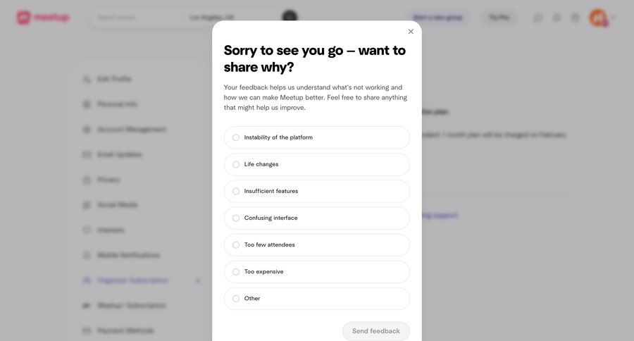 Meetup
				form ui page example