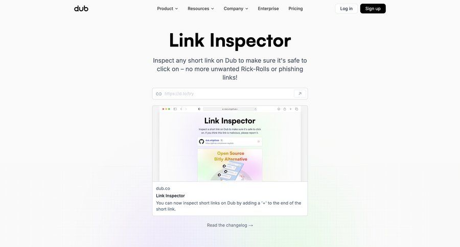 Dub
			feature resources tools security enterprise features alternatives ui page example