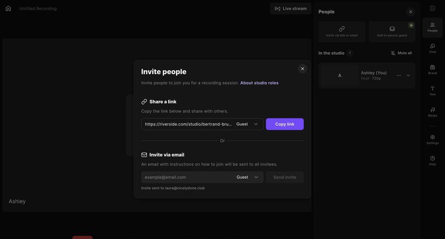 Riverside
				settings ui page example