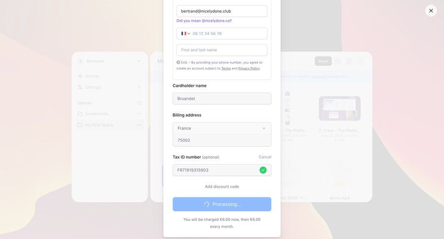 Shuttle
			 form pay progress bar checkout screen pay bill ui page example