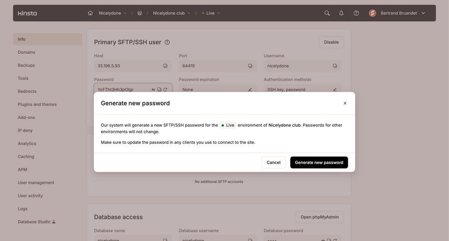 Kinsta
				password reset ui page example