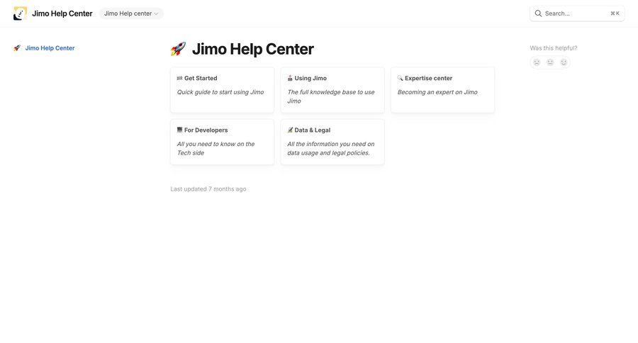 Jimo
			 quick actions ui page example