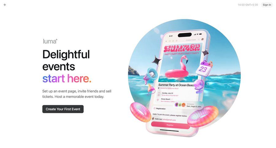 Luma
			  ux ui design