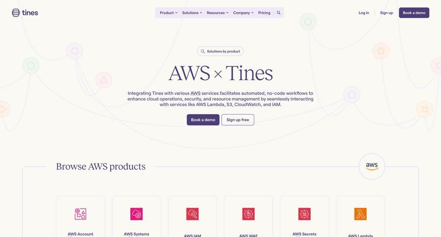 Tines
			 case studies check out data grid rule engine command k ui page example