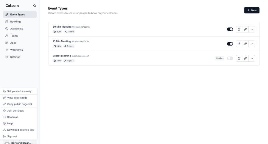 Cal.com
			          ux ui design