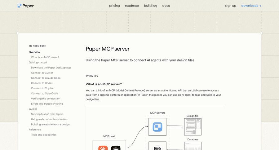 Paper
				feature ui page example