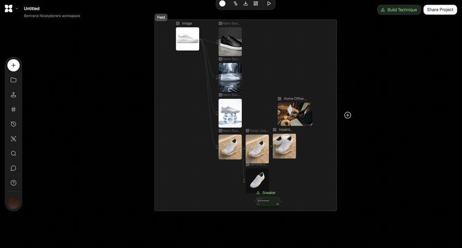 Flora
			 sidebar navigation project management artificial intelligence grid workflow editor progress indicator workflow builder workflow creation drag and drop project creation dark theme workflow editor sidebar navigation bar download modern project dashboard node based editor ui page example
