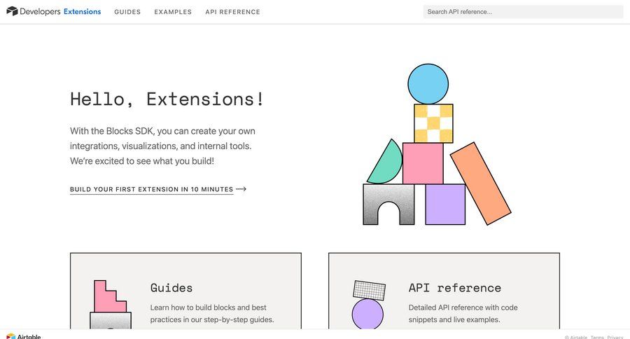 Airtable
			feature developers section guide features management guide features data grid ui page example