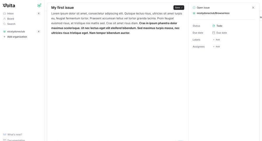 Volta
			           ux ui design