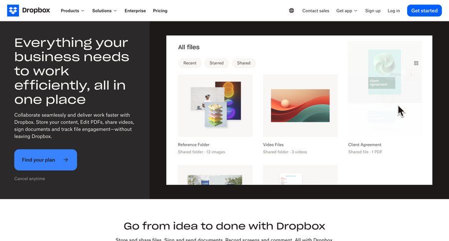 Dropbox
			plans & pricing enterprise free trial payment options product update service plans enterprise testimonials case studies free tier payment confirmation pricing plans real-time editing payment history subscription plans cancel trial connect service payment page pricing calculator global search trial checkout pricing packages ui page example