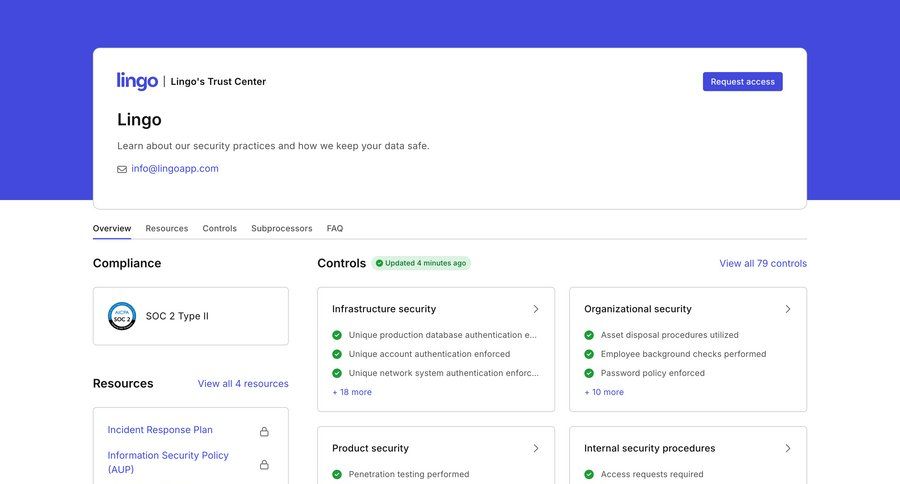 Lingo
				detail page ui page example