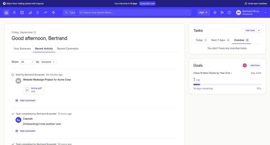 Capsule
			 progress bar menu file upload project management dashboard collaboration task management dropdown filters timeline view ui page example