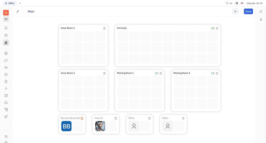 Huly
			 collaboration dashboard sidebar navigation user management grid sidebar menu data visualization card layout ui page example