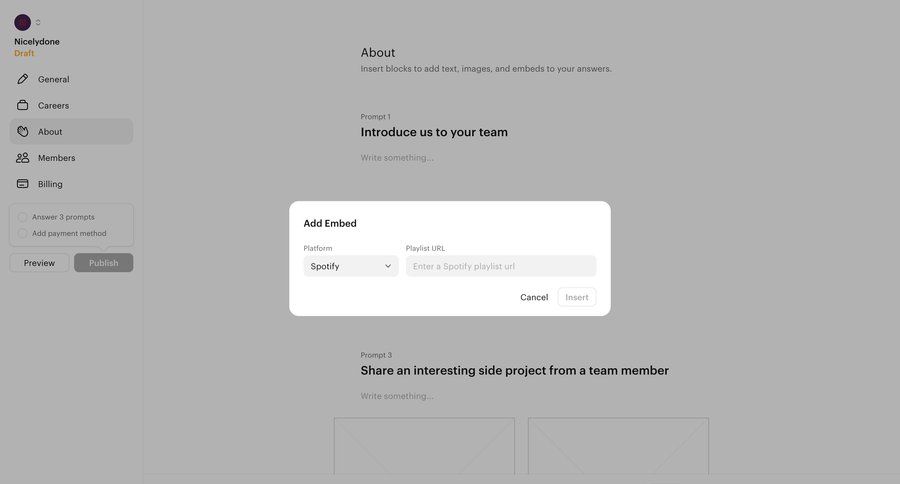 Read.cv
			empty state create modal & popover embed modal screen content management form modal interaction empty page prompt ui page example