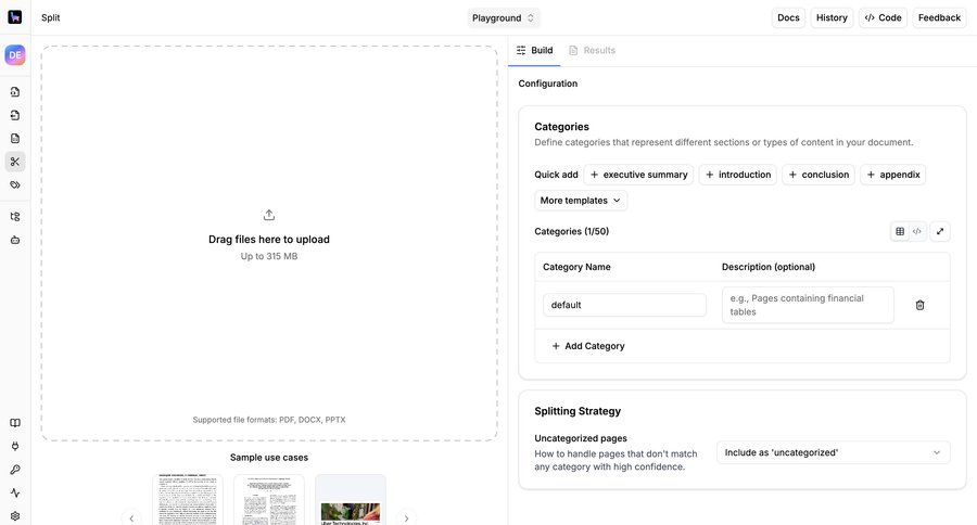 Llamaindex
			 file upload ui ui page example