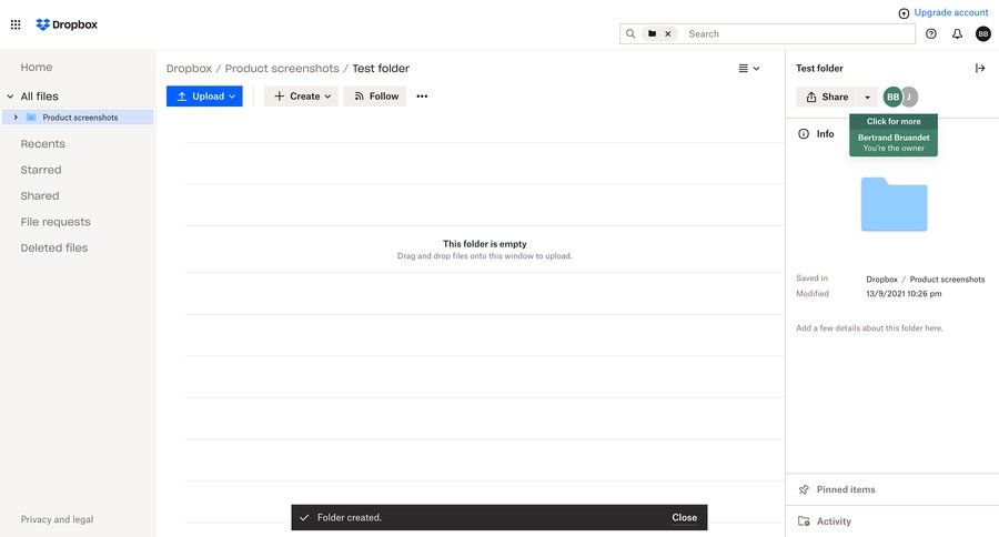Dropbox
			         ux ui design