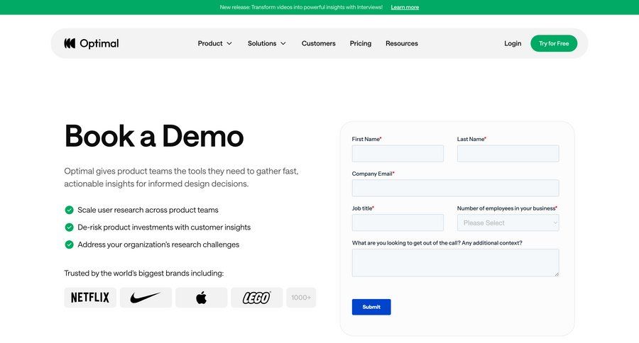 Optimal
				form ui page example