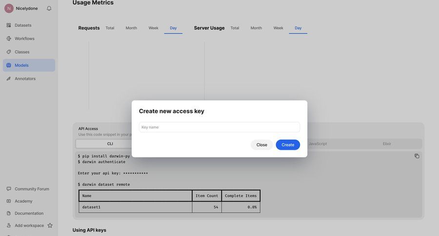 V7
			 modal screen settings dashboard sidebar navigation account setup modal dialog account settings access control api management sidebar table ui page example