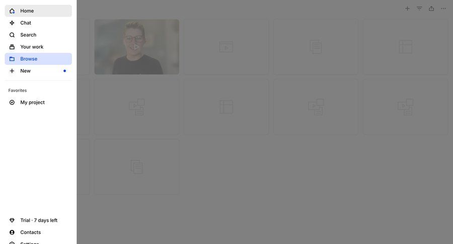 Dovetail
				home ui page example