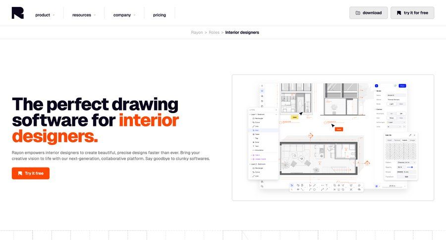 Rayon
			feature resources accordion testimonials features alternatives ui page example
