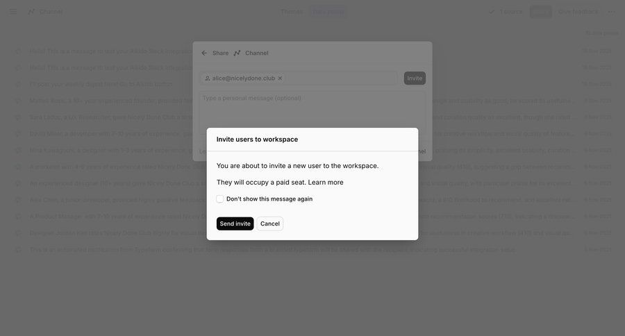 Dovetail
				modal & popover ui page example