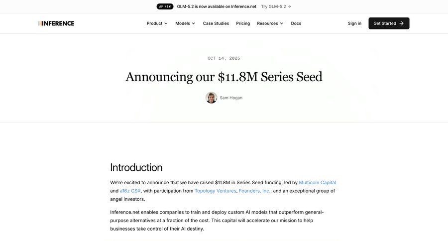 Inference
			article company press blog blog post ui page example