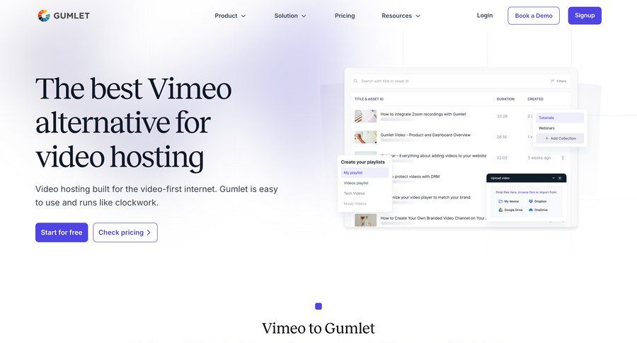 Gumlet
			 call recording call to action alternatives testimonials case studies customer stories advanced search ui page example