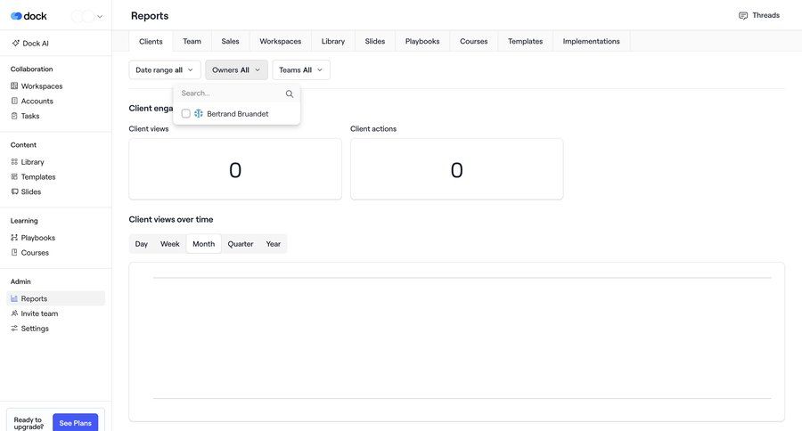 Dock
			list filters upgrade your account charts & graphs sidebar navigation analytics dashboard ui page example