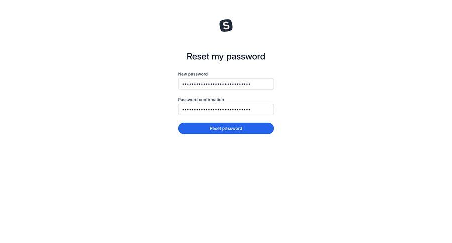 SavvyCal
				password reset page example
