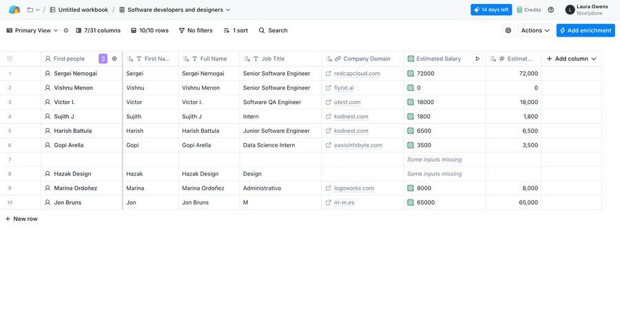 Clay
			 data management design data analysis data display data entry table data grid ui page example