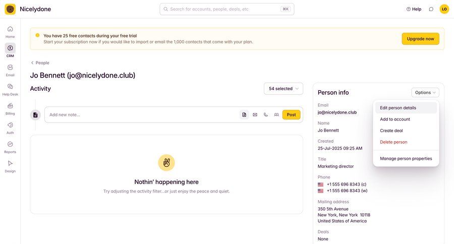 Outseta
			 form full-screen layout attachment content hierarchy alert menu ui page example