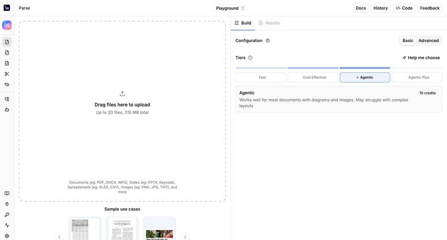Llamaindex
				settings ui page example