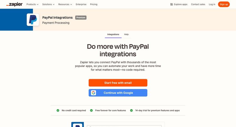 Zapier
				form ui page example