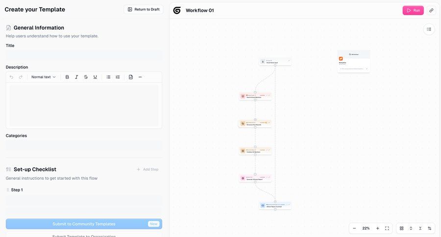 Gumloop
			 workflow builder automation setup node based editor ui page example