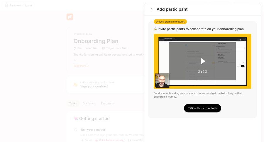 Arrows
			 collaboration onboarding customer engagement rounded corners send invitation call to action modern ui page example