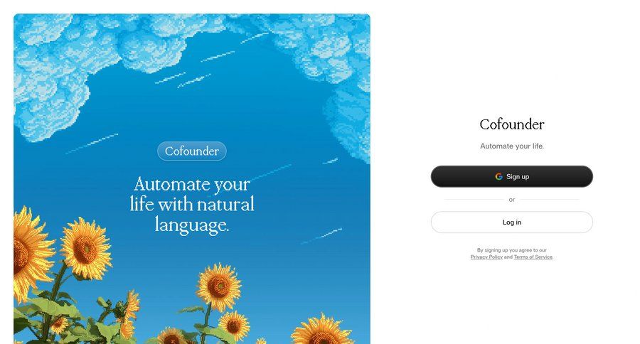 Cofounder
				signin ui page example
