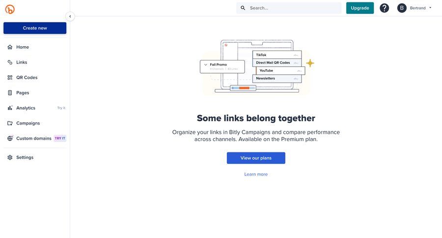 Bitly
			 grid content hierarchy payment history call to action sidebar pay payment options product packages paywall payment page payment confirmation analytics ui page example