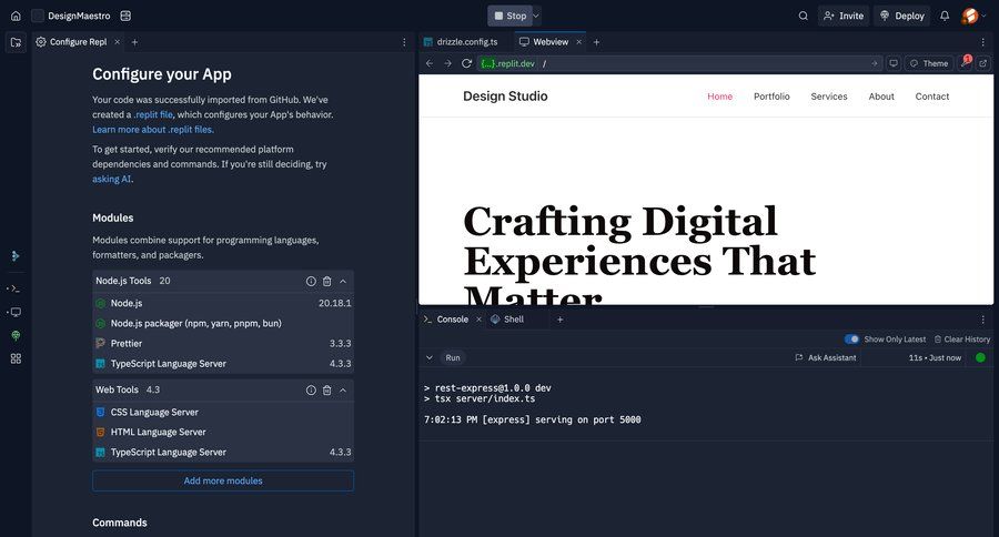 Replit
			 configuration sidebar navigation editor wysiwyg sidebar version history configuration screen ui page example