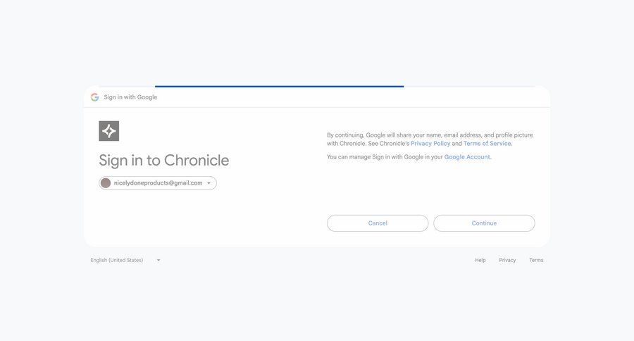 Chronicle
			    ux ui design