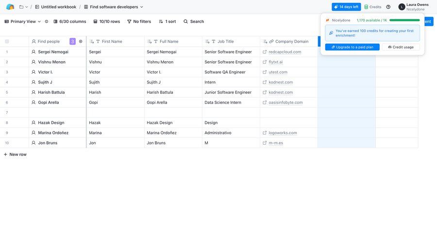 Clay
			 data management data display data entry credits user profile progress bar table data grid ui page example