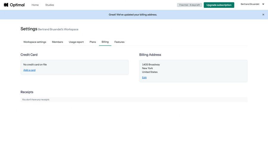 Optimal
			 settings form ui page example