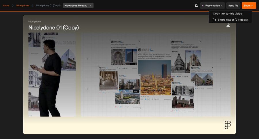 Vimeo
				detail page ui page example