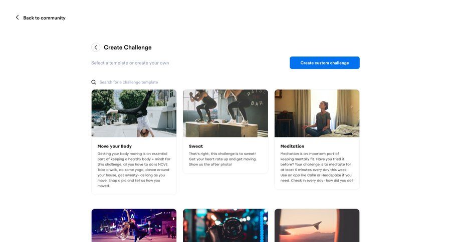 Kajabi
			 grid templates template library note creation create generate ui page example